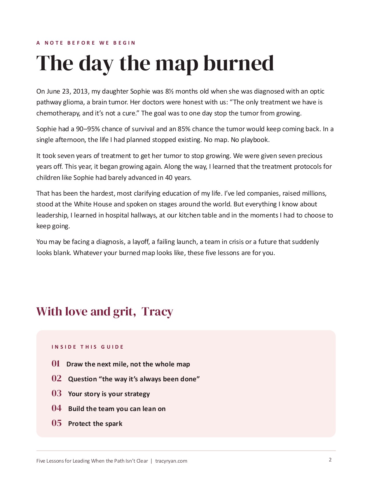 Five Lessons for Leading When the Path Isn’t Clear, page 2